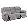 Gilson Chenille Upholstered Reclining Sofa Grey by Coaster