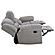 Gilson Chenille Upholstered Reclining Sofa Grey by Coaster