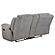 Gilson Chenille Upholstered Reclining Loveseat Grey by Coaster
