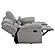 Gilson Chenille Upholstered Reclining Loveseat Grey by Coaster
