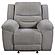 Gilson Chenille Upholstered Glider Recliner Chair Grey by Coaster