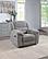 Gilson Chenille Upholstered Glider Recliner Chair Grey by Coaster