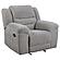 Gilson Chenille Upholstered Glider Recliner Chair Grey by Coaster