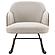 Paige Boucle Upholstered Mid Back Rocking Chair Beige by Coaster