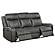 Raelynn Upholstered Motion Reclining Sofa Grey by Coaster