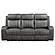 Raelynn Upholstered Motion Reclining Sofa Grey by Coaster