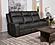 Raelynn Upholstered Motion Reclining Sofa Grey by Coaster