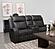 Raelynn Upholstered Motion Reclining Loveseat Grey by Coaster