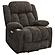 Houston Upholstered Power Lift Recliner Chair Dark Brown by Coaster