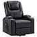 Armstrong Upholstered Power Lift Massage Recliner Black by Coaster