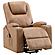 Armstrong Upholstered Power Lift Massage Recliner Camel by Coaster