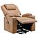 Armstrong Upholstered Power Lift Massage Recliner Camel by Coaster