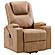 Armstrong Upholstered Power Lift Massage Recliner Camel by Coaster