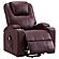 Armstrong Upholstered Power Lift Massage Recliner Wine by Coaster