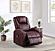 Armstrong Upholstered Power Lift Massage Recliner Wine by Coaster