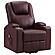 Armstrong Upholstered Power Lift Massage Recliner Wine by Coaster
