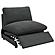 Collins Modular Power Armless Recliner Dark Grey by Coaster