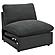 Collins Modular Power Armless Recliner Dark Grey by Coaster