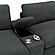 Collins Upholstered Modular Storage Console Dark Grey by Coaster