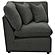 Collins Modular Corner Chair Dark Grey by Coaster