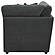 Collins Modular Corner Chair Dark Grey by Coaster