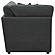 Collins Modular Corner Chair Dark Grey by Coaster