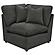 Collins Modular Corner Chair Dark Grey by Coaster