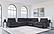 Collins 7-piece Modular Power Reclining Sectional Dark Grey by Coaster
