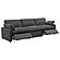 Collins Modular Power Sofa Dark Grey by Coaster