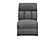 Bahrain Modular Sectional Armless Power Recliner Charcoal by Coaster