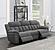 Bahrain Upholstered Power Sofa Charcoal by Coaster
