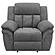 Bahrain Upholstered Power Glider Recliner Charcoal by Coaster