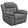 Bahrain Upholstered Power Glider Recliner Charcoal by Coaster