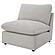 Collins Modular Armless Chair Grey by Coaster
