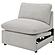 Collins Modular Power Armless Recliner Grey by Coaster