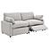 Collins Modular Power Loveseat Grey by Coaster