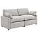 Collins Modular Power Loveseat Grey by Coaster