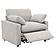 Collins Upholstered Power Recliner Chair Grey by Coaster