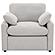 Collins Upholstered Power Recliner Chair Grey by Coaster
