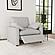 Collins Upholstered Power Recliner Chair Grey by Coaster