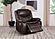 Sycamore Upholstered Power Recliner Chair Dark Brown by Coaster