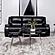 Camila Upholstered Motion Reclining Sofa Black by Coaster