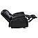Camila Upholstered Glider Recliner Chair Black by Coaster