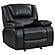Camila Upholstered Glider Recliner Chair Black by Coaster