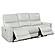Greenfield 2-piece Upholstered Power Reclining Sofa Set Ivory by Coaster