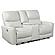 Greenfield Upholstered Power Reclining Loveseat w/Console Ivory by Coaster