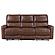 Greenfield Upholstered Power Reclining Sofa Saddle Brown by Coaster