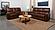 Greenfield 2-piece Upholstered Power Reclining Sofa Set Saddle Brown by Coaster