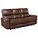 Greenfield Upholstered Power Reclining Sofa Saddle Brown by Coaster