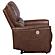 Greenfield Upholstered Power Recliner Chair Saddle Brown by Coaster